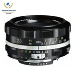 Voigtlander COLOR-SKOPAR 28mm f2.8 SL IIS Nikon AI-S Lens BLACK RIM