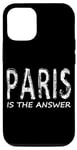 Coque pour iPhone 14 Pro Paris est la réponse France France City Trip Tour Eiffel
