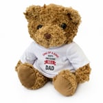NEW - NUMBER ONE DAD - Teddy Bear - Cute Cuddly Soft - Gift Present Number 1