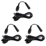 3X  Cable and 3.5MM Headphone Earphone Jack Adapter Cord Cable for  Gameboy1479