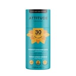 Sunscreen Stick SPF 30 Baby & Kids Mineral Fragrance Free 3 Oz By Attitude