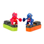 Silverlit YCOO - Biopod Kombat Duo Pack - 2 Robots Intéractifs, 2 Socles de Combat à Assembler - 30 Pièces - Créatures Robots Électroniques avec Effets Sonores Lumineux - Jouet pour Enfant Dès 5 Ans