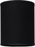Linne Lampskärm Cylinder Ø15cm Svart