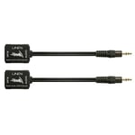 LINDY Stereo Audio Extender, Cat.5/6 100m 3.5mm, 70450, Gold