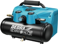 Car compressor Dedra Compressor 6l, battery-operated 2X18V