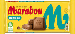 Marabou Mjölkchoklad Havssalt 185 gr