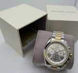 Michael Kors MK5627 Bradshaw Chronograph Silver & Gold Tone Ladies Watch