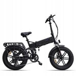 ENGWE ENGINE X - Elektrisk Cykel - 20" Hjul - 250W Motor - 48V 13Ah Batteri - Skivbromsar - Svart