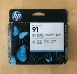 Genuine HP 91 Printhead - PHOTO BLACK & LIGHT GRAY (INC VAT) BOXED 2023