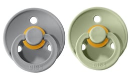 BIBS napp Colour 2-pack 6-18 mån, sage/cloud