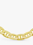 Milton & Humble Jewellery Second Hand 9ct Yellow Gold Anchor Link Chain Necklace
