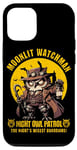 Coque pour iPhone 12/12 Pro Wise Owl Night Moonlit Watchman Animal Mignon Robot Oiseau
