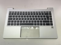 For HP ProBook 630 G8 M21670-081 Palmrest Top Cover Keyboard Danish Dansk NEW