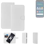 Protective cover for Doro 8050 Wallet Case white flipcover flipcase