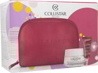 Collistar_Set Collagen Cream Balm Creme För Ansikte 50Ml + Attivi Puri Hyaluronic Acid Eye Contour Gel 5Ml + Kosmetisk Väska Fuchsia
