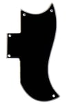 Allparts PG-9801 Small Pickguard for Gibson SG - Black 3-ply (B/W/B) .090