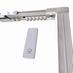 Abalon Motorized Track for Curtains With Remote Control, 1 to 2 meters, Motor Wifi compatible with Alexa, Google Home, Smartphone App, Smart Home, Electric Curtain Tracks, Motorized Curtain Rods (DIY)