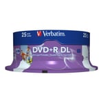 Verbatim - DVD+R DL x 25 - 8.5 Go - support de stockage