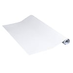 Papier adhésif | Unimat Blanc, 67,5cm x 3m | Film autocollant pour meuble et cuisine, film décoratif, papier peint | PVC sans phtalates | Fabriqué en UE