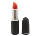 MAC Lipstick Powder Kiss 303 Style Shocked Matte Coral Lipstick Long Lasting NEW