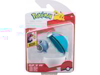 Pokémon Clip N Go Poliwag With Lure Ball