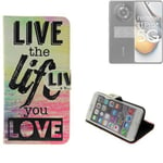 360° wallet case protective cover for Realme 11 Pro+ Design love