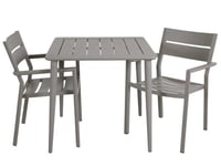 Brafab - Nimes Matgrupp 78x78 cm ink 2st Karmstolar Khaki