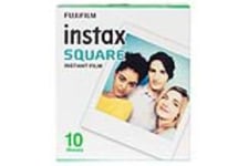 Fujifilm Instax Square Instant Photo Film - White, 10 Shot Pack :: 70100139613  