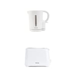 PIFCO® White Kettle - 1.7 Litre Capacity - 2200W Cordless Electric Kettle - BPA Free - Auto Shut-Off and Boil-Dry Protection - Anti-Scale Filter and Anti Slip Feet - Easy to Operate