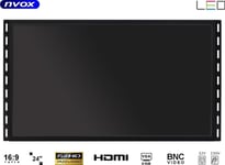 Automagnetola Nvox Monitorius Pekskärm Atviro Rėmo Led 24Cali Hdmi Usb Vga Bnc 12V 230V Full Hd