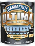 Hammerite Ultima Matt Metal Paint - 750ml - Matt Black