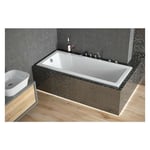 Azura Home Design - Baignoire modern Ultra-Slim 140/150/160/170/180 cm - Dimensions: 160cm