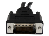StarTech.com 20 cm DMS-59 till Dual DisplayPort-adapterkabel - 4K x 2K Video - LFH DMS 59-stift (M) till 2x DisplayPort 1.2 (F) Y-splitterkabel - LFH-grafikkort till dubbla DP-skärmar - Bildskärmsdelare - DisplayPort (hona) till DMS-59 (hane) - 20.3 cm - formpressad, tumskruvar - svart
