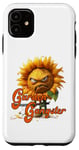Coque pour iPhone 11 Funny Garden Gangster En colère Tournesol Monstre Jardinage