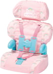 Casdon Baby Huggles Toys. Pink Booster Seat. Car Seat for Dolls with Adjustable