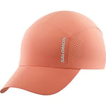 Salomon Cross Unisex Cap Hiking Trail Running Walking, Lightweight comfort, Moisture management, and Recycled fabric, Pink, One Size
