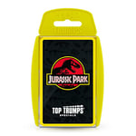 Winning Moves- Top Trumps-Jurassic Park Dinosaurier Jeux de Cartes, WIN64008, Blanc