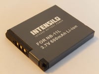 Batterie Li-Ion INTENSILO 600mAh (3.7V) pour appareil photo CANON Ixus 125HS, 140, 132, 135, 145, 150, 155, 160, 165, 240HS, 260HS. Remplace: NB-11L