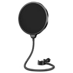Aokeo Professional Microphone Pop Filter Mask Shield For Blue Yeti and Any Ot...