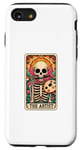 Coque pour iPhone SE (2020) / 7 / 8 The Artist Carte de tarot Halloween Squelette Gothique Magique