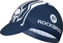 Rockbros Cykelkeps Med Skärm, Huvudomkrets 56-61 Cm - Blå