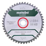 Metabo - precision cut wood - classic 628061000 Lame de scie circulaire 254 x 30 mm Nombre de dents: 48 1 pc(s) V773172