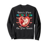 Baby's First Mother's Day On The Inside for expectant mother Sweatshirt