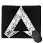 Apex Legends Distressed Symbol Logo Customized Designs Non-Slip Rubber Base Gaming Mouse Pads for Mac,22cm×18cm， Pc, Computers. Ideal for Working Or Game