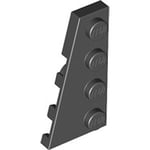 Left Plate 2 x 4 with angle (Black)