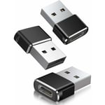 Adaptateur USB C vers USB 3 pièces, adaptateur USB C femelle vers USB mâle, convertisseur de câble de charge de type C pour iPhone 13 12 Mini Pro