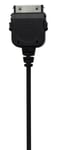 USB-synk-/laddkabel till iPhone, iPod och iPad, 1,5m, svart