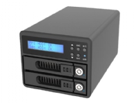 RAIDON SafeTANK GR3680-BA31 - Harddiskarray - 2 brønner (SATA-600) - USB 3.2 Gen 2 (ekstern)