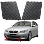 Bil främre stötfångare Nedre Mesh Grillplatta Trim Cover för E60 E61