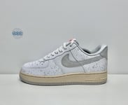 Nike Air Force 1 ‘07 Low Leather Spray Paint Splatter White UK Size 4 EUR 37.5